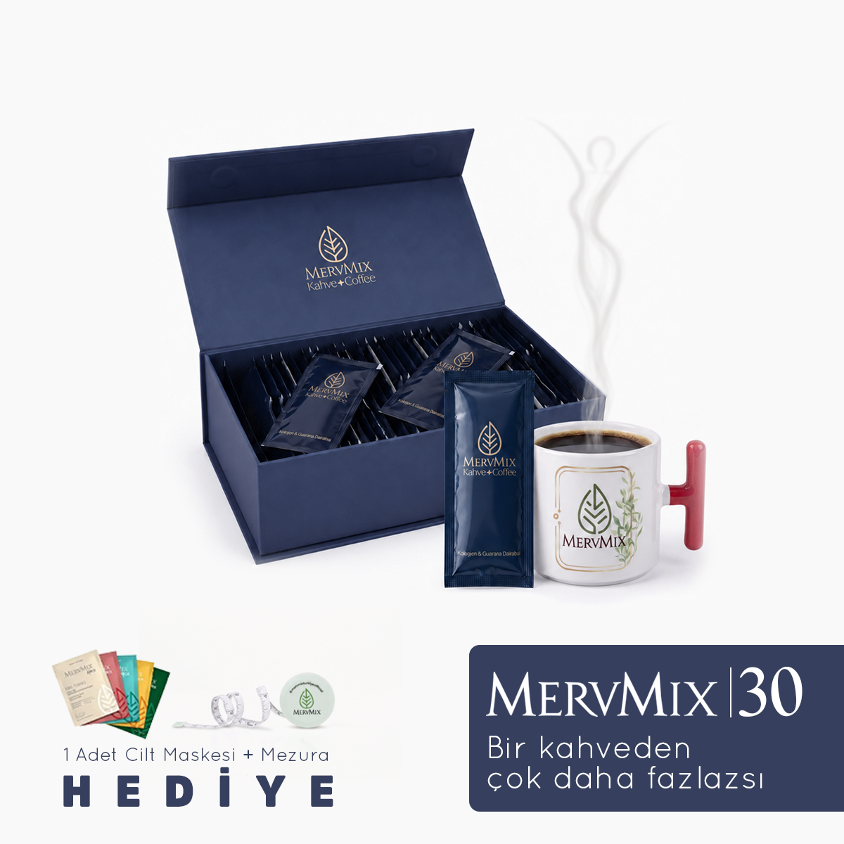 l carnitine guarana ne işe yarar MervMix Kolajen & Ekstraktlı Kahve 30 Saşe - L-Carnitine & Çinko İçerikli Formül LA Organo Glutathione Skin ال كارنتين ال تارتاريت Size:One Bottle