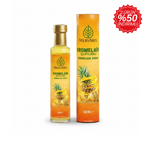 Mervmix Bromelain Şurubu