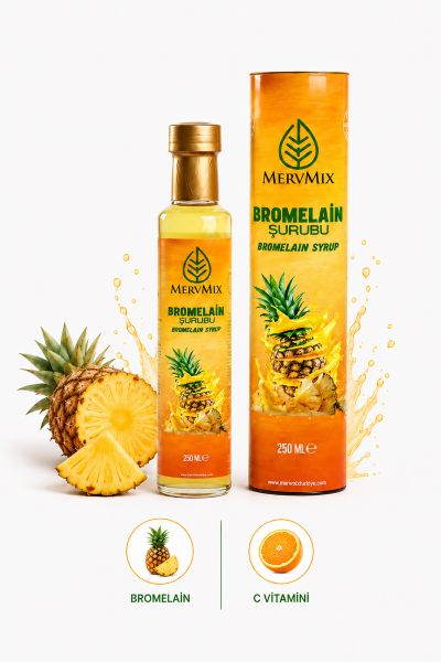 Mervmix Bromelain Şurubu