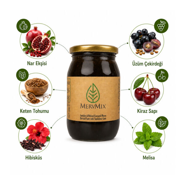 MervMix 30’lu Kolajen ve Guarana Ekstraktlı Kahve & Bitkisel Macun Seti