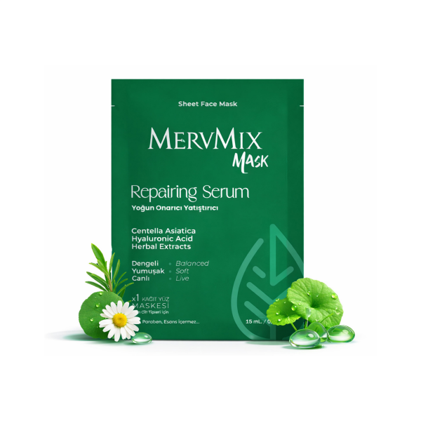 Mervmix Yoğun Onarıcı Yatıştırıcı Kağıt Maske
