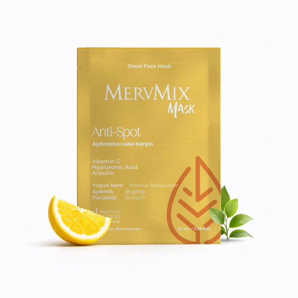 Mervmix Aydınlatıcı Leke Karşıtı Kağıt Maske