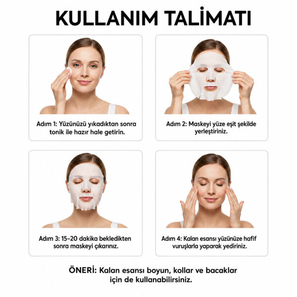 MervMix Aydınlatıcı Leke Karşıtı Kağıt Maske
