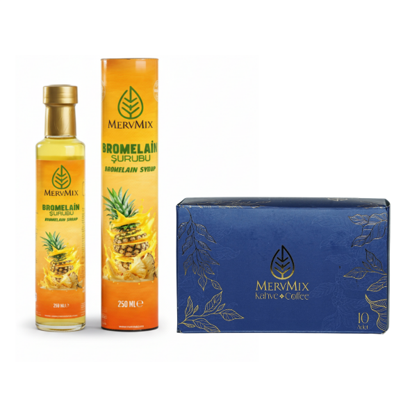 10'lu Kahve Bromelain Şurubu