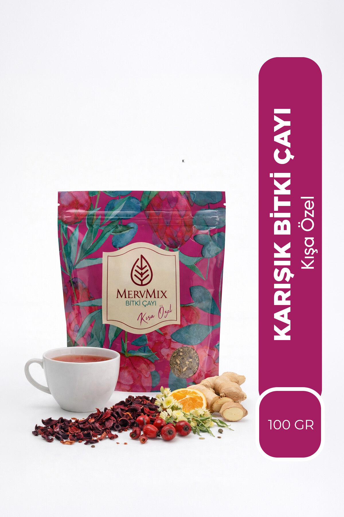 MervMix karışık bitki çayı- kış çayı