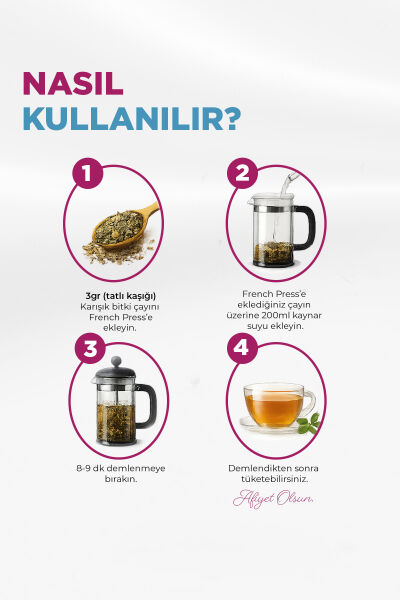 MervMix karışık bitki çayı- kış çayı