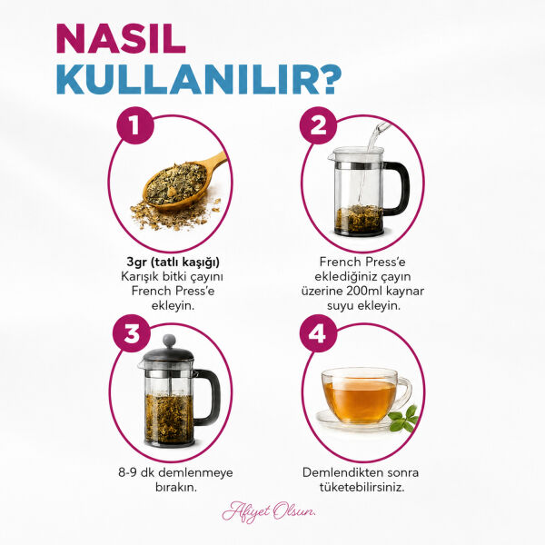 MervMix Kış Çayı – Aromatik Karışık Bitki Harmanı 100 g