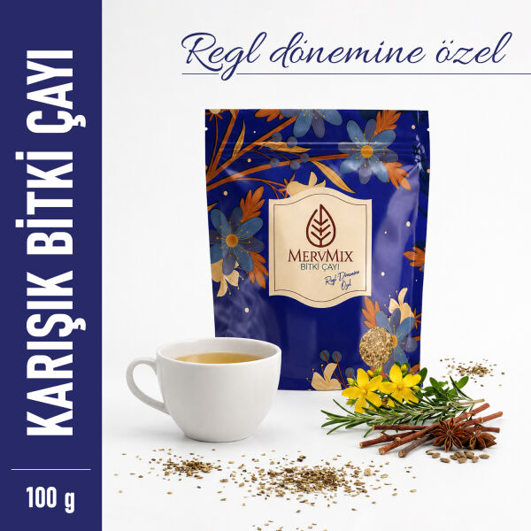 MervMix Regl Dönemine Özel Karışık Bitki Çayı 100 g